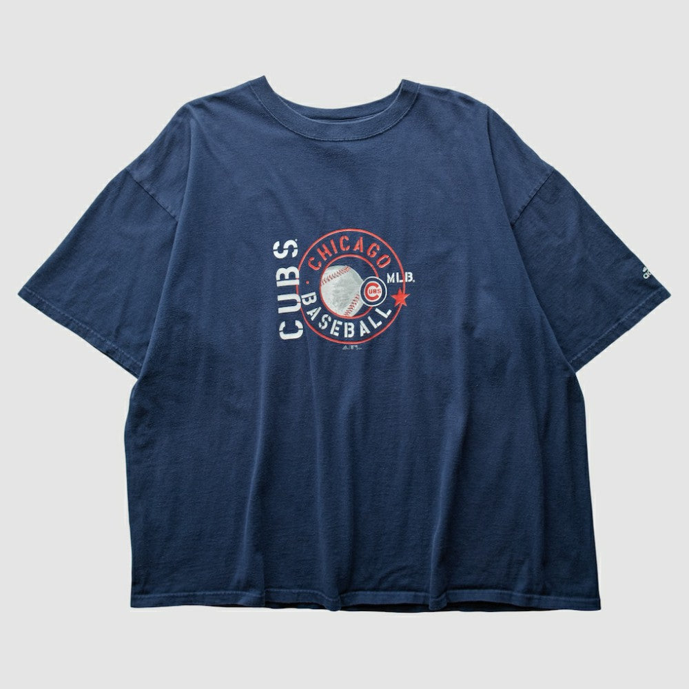 Chicago Cubs Majestic 2004 T-Shirt - Navy - 2XL by Fanatics Real Vintage T-shirts