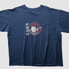 Chicago Cubs Majestic 2004 T-Shirt - Navy - 2XL by Fanatics Real Vintage T-shirts