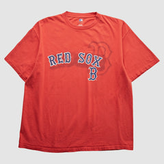 Boston Red Sox 2000s T-Shirt - Red - 2XL by Fanatics Real Vintage T-shirts