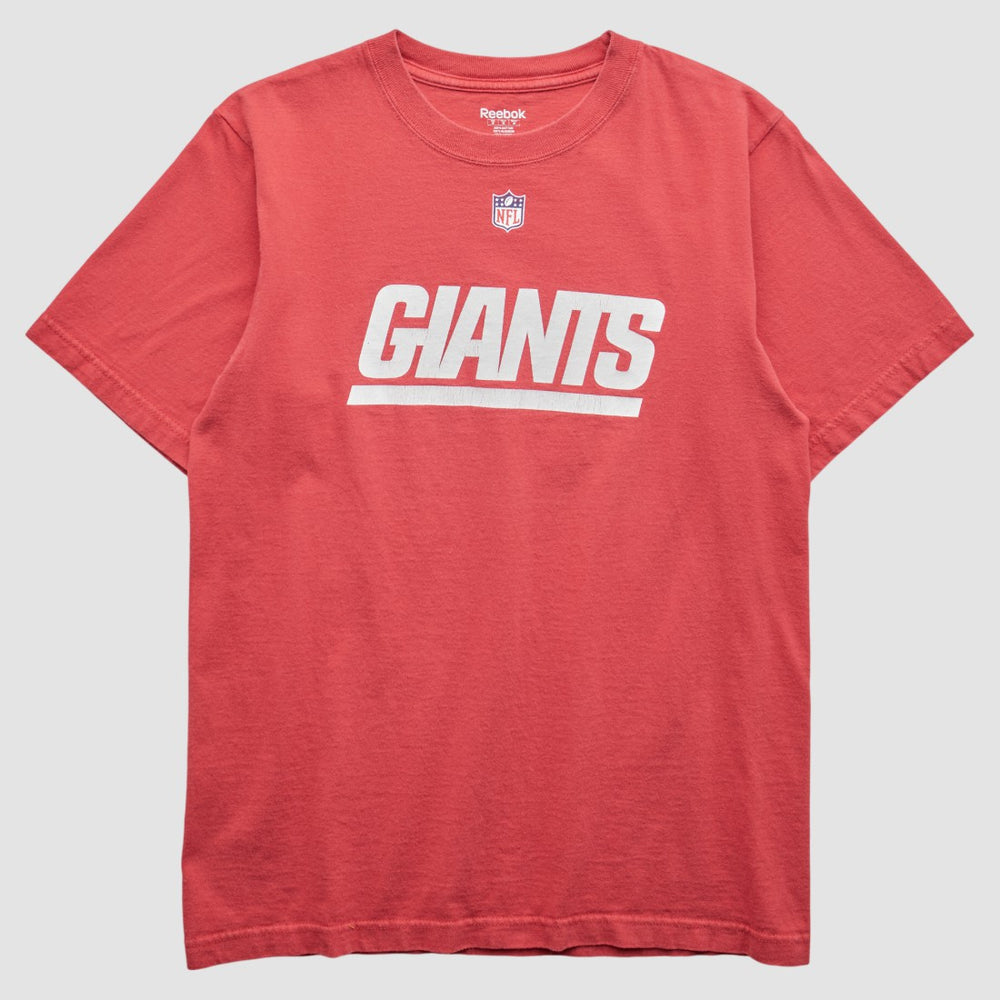 New York Giants Reebok 2000s T-Shirt Red Vintage
