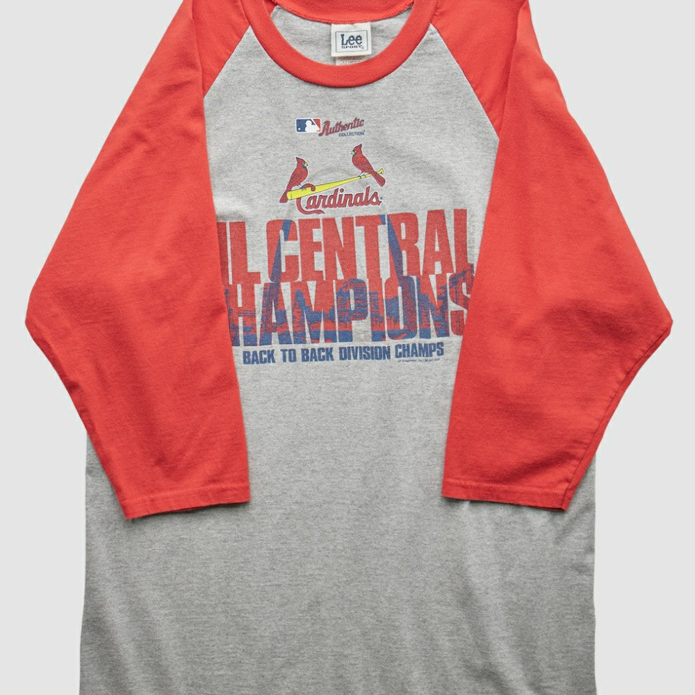 St. Louis Cardinals Lee Apparel 2005 T-Shirt - Heather Gray - M by Fanatics Real Vintage T-shirts