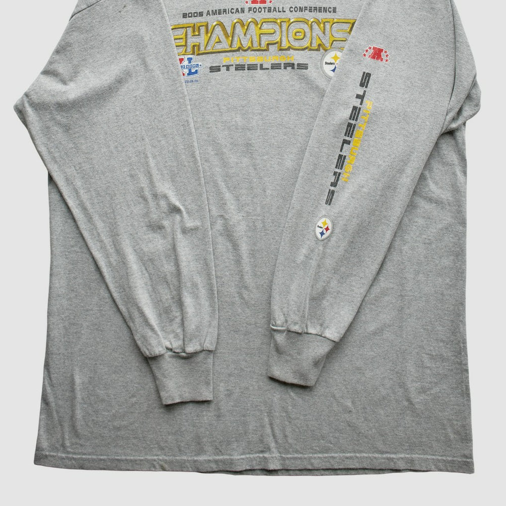Pittsburgh Steelers NFL 2005 T-Shirt Gray Vintage