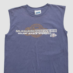 Milwaukee Brewers 2005 Tank - Blue - S by Fanatics Real Vintage Tanks