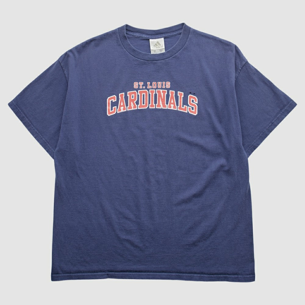St. Louis Cardinals Adidas 2000s T-Shirt - Navy - L by Fanatics Real Vintage T-shirts