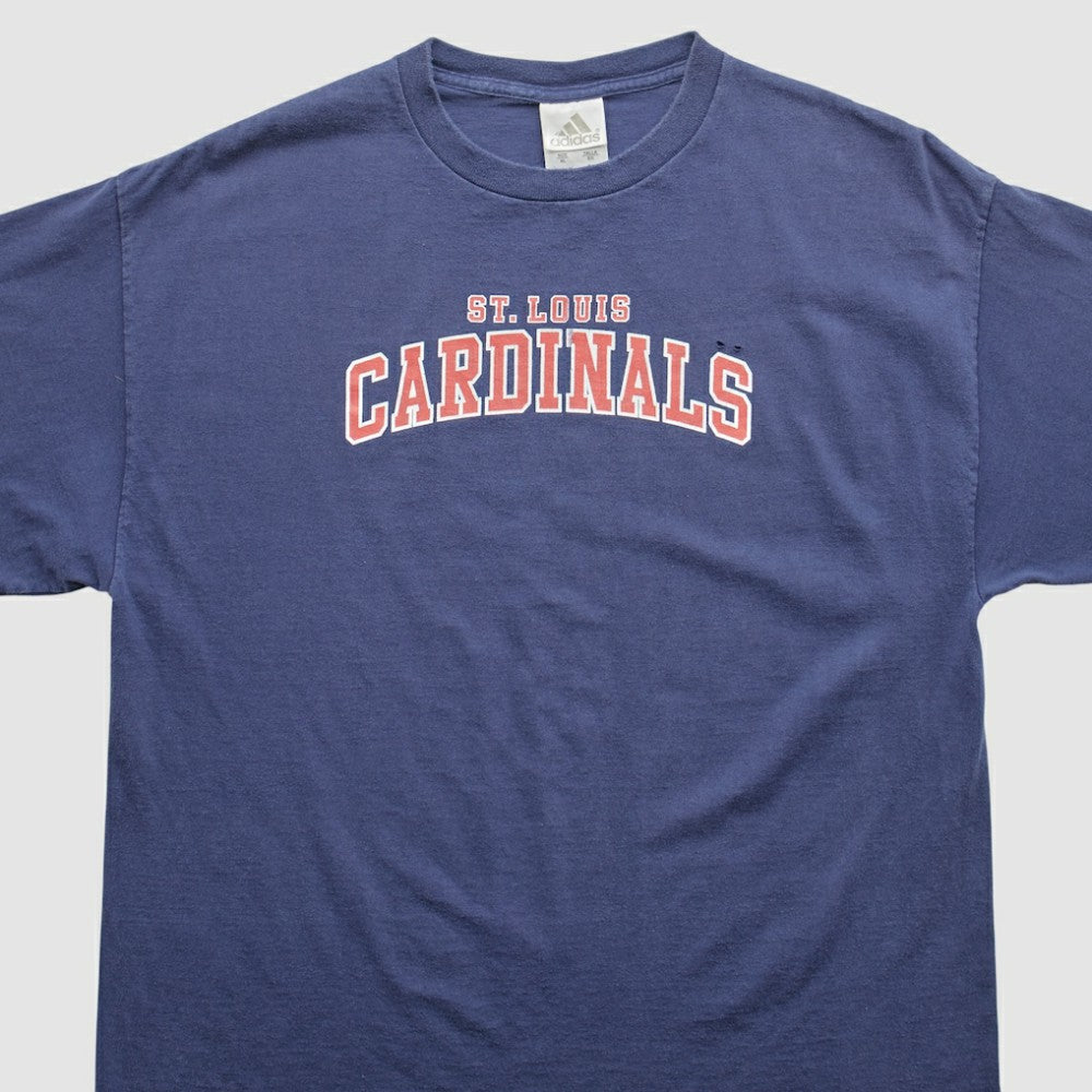 St. Louis Cardinals Adidas 2000s T-Shirt - Navy - L by Fanatics Real Vintage T-shirts