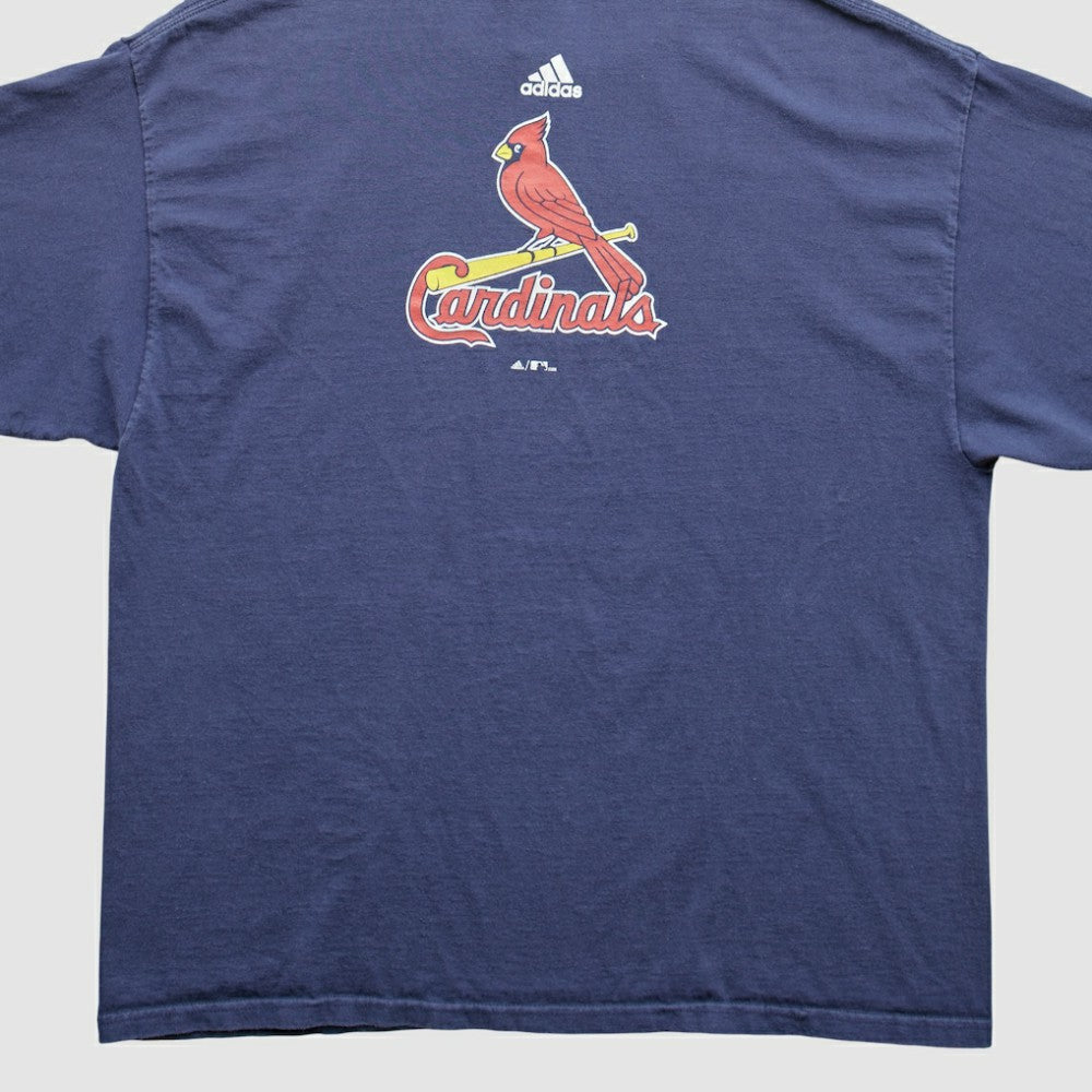 St. Louis Cardinals Adidas 2000s T-Shirt - Navy - L by Fanatics Real Vintage T-shirts