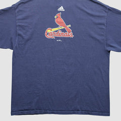 St. Louis Cardinals Adidas 2000s T-Shirt - Navy - L by Fanatics Real Vintage T-shirts