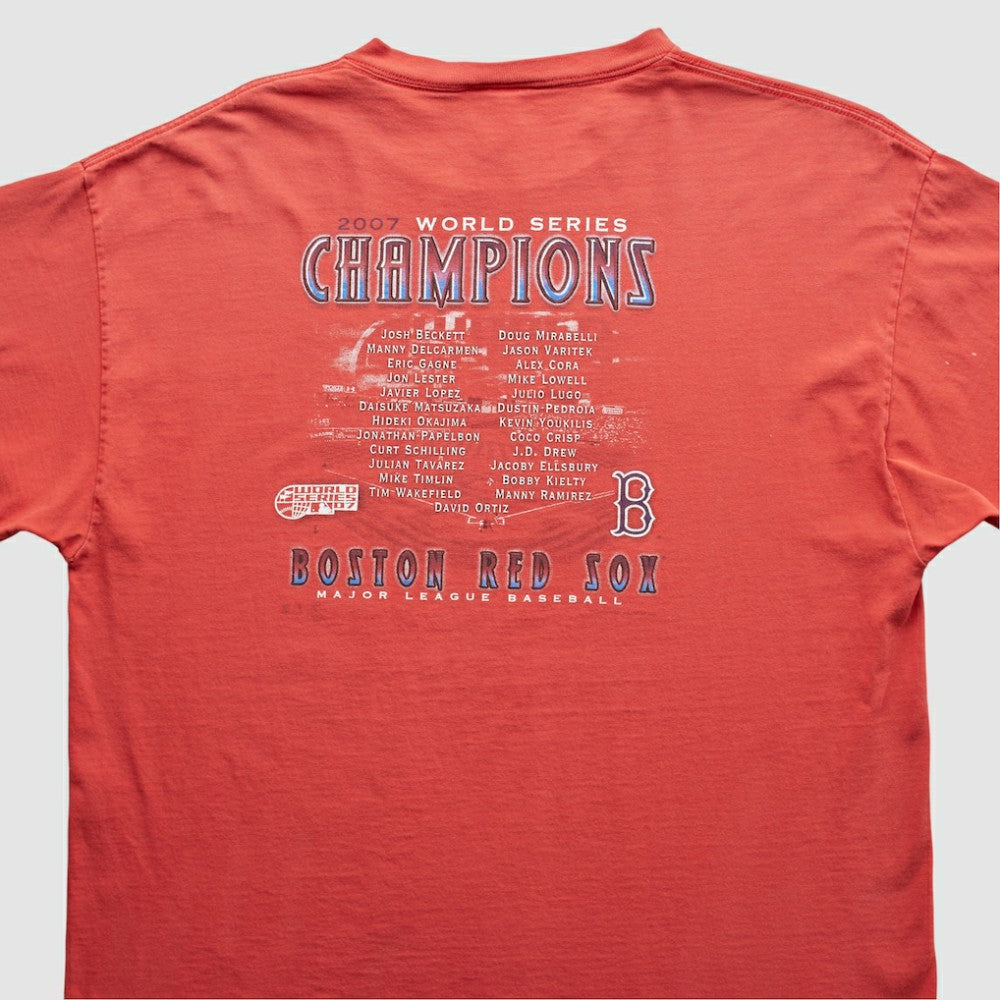 Boston Red Sox 2007 T-Shirt - Red - L by Fanatics Real Vintage T-shirts