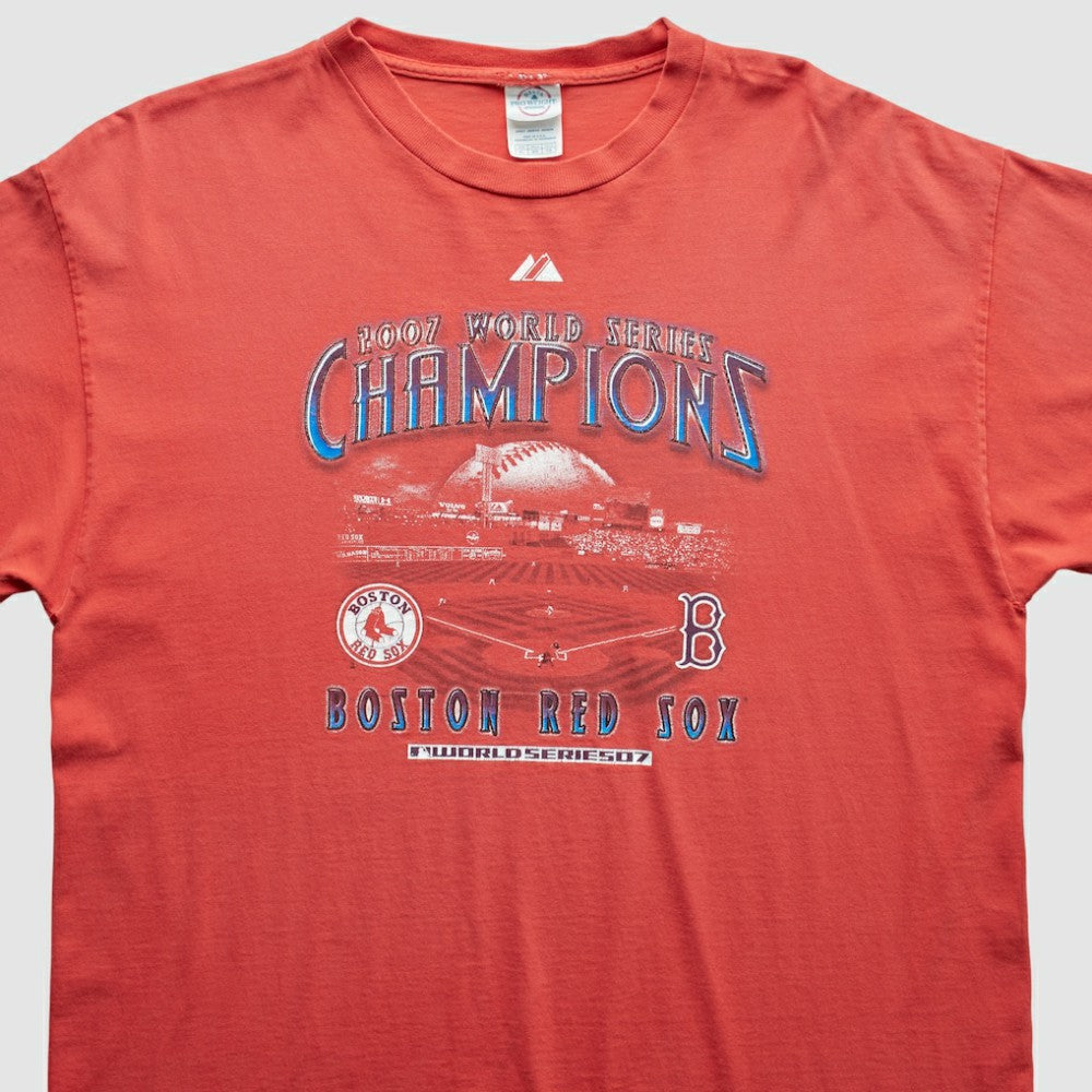 Boston Red Sox 2007 T-Shirt - Red - L by Fanatics Real Vintage T-shirts