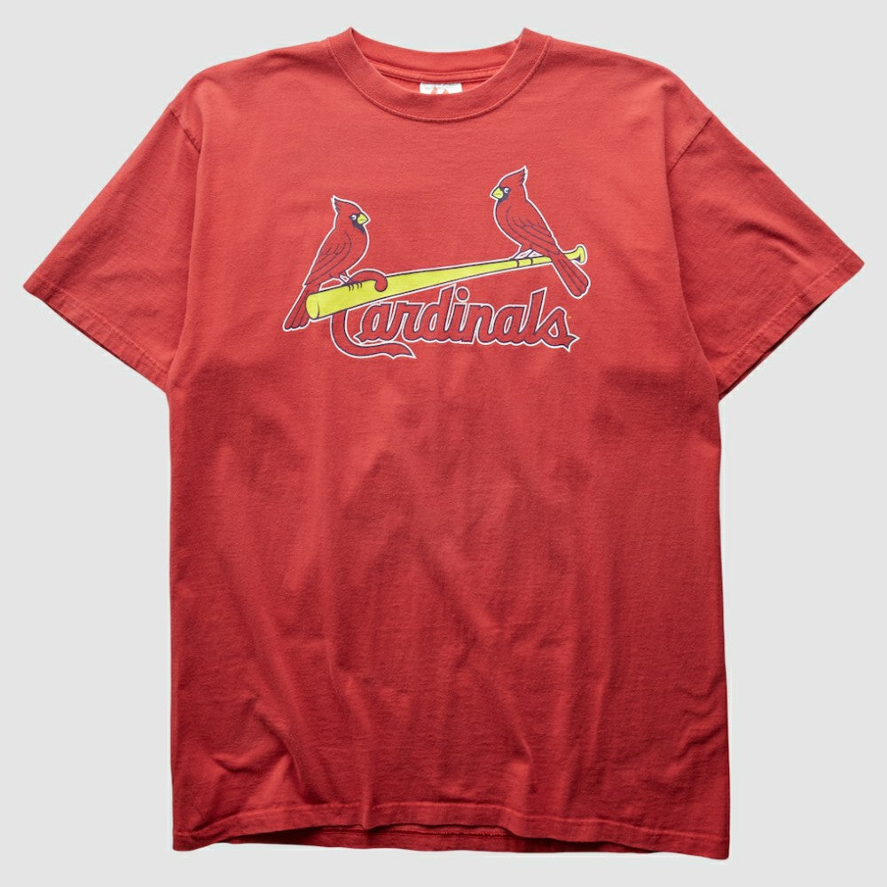 St. Louis Cardinals Majestic 2000s T-Shirt - Red - XL by Fanatics Real Vintage T-shirts