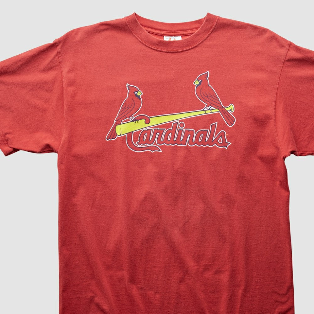 St. Louis Cardinals Majestic 2000s T-Shirt - Red - XL by Fanatics Real Vintage T-shirts