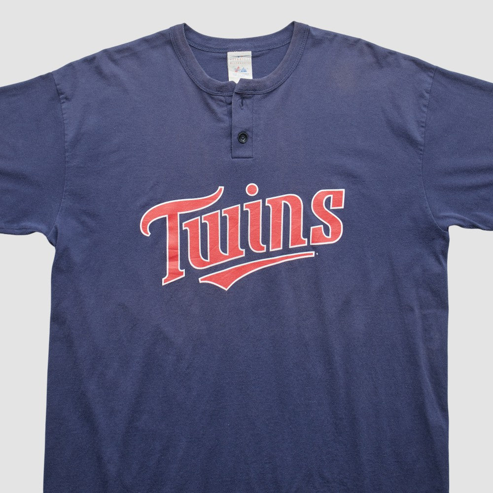 Minnesota Twins Majestic 2000s T-Shirt - Navy - XL by Fanatics Real Vintage T-shirts