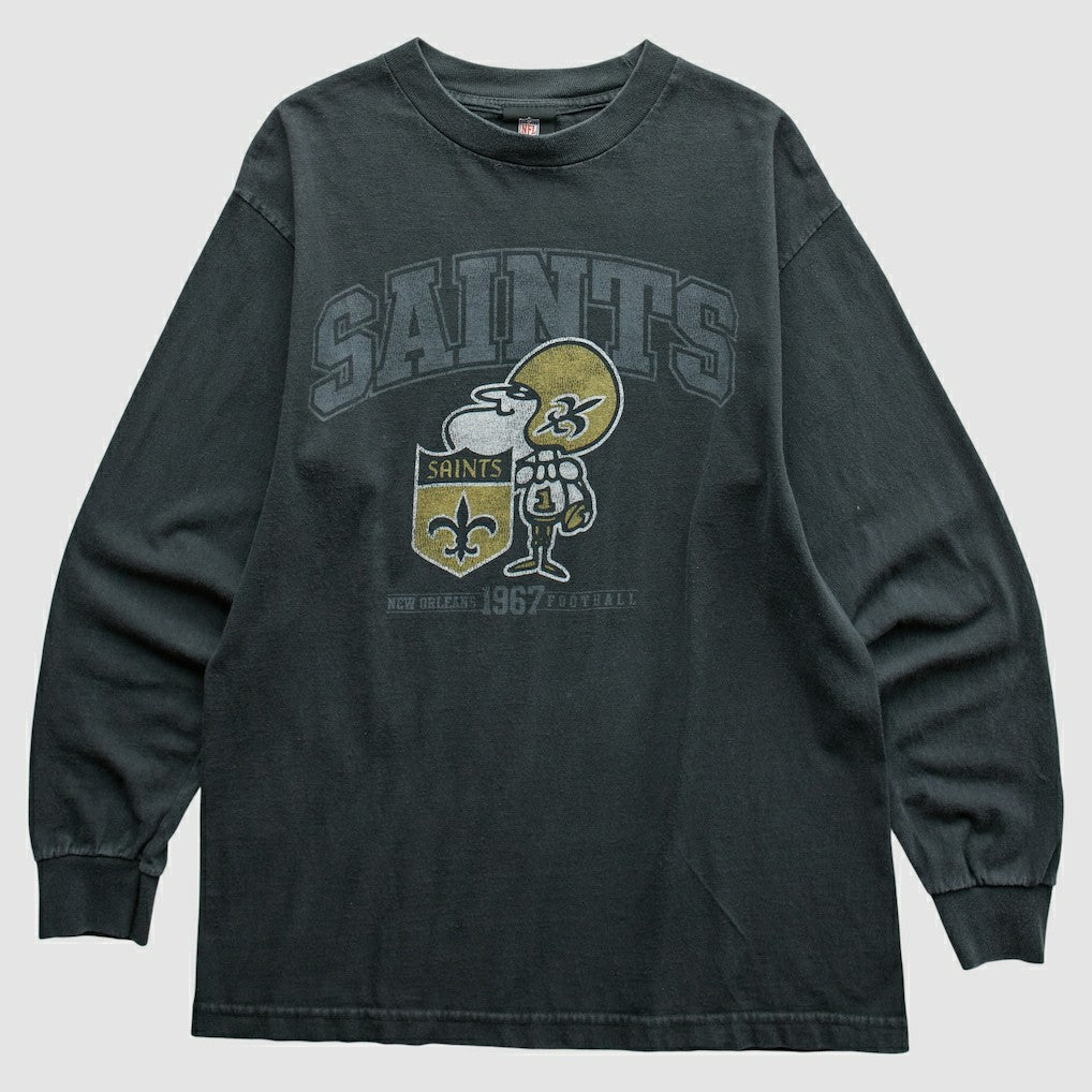 New Orleans Saints NFL 2010s T-Shirt Black Vintage
