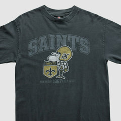 New Orleans Saints NFL 2010s T-Shirt Black Vintage