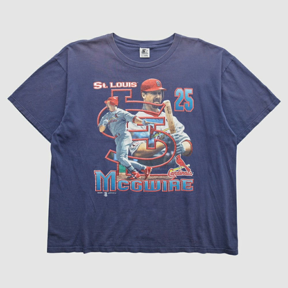 St. Louis Cardinals Starter 1996 T-Shirt - Navy - 2XL by Fanatics Real Vintage T-shirts