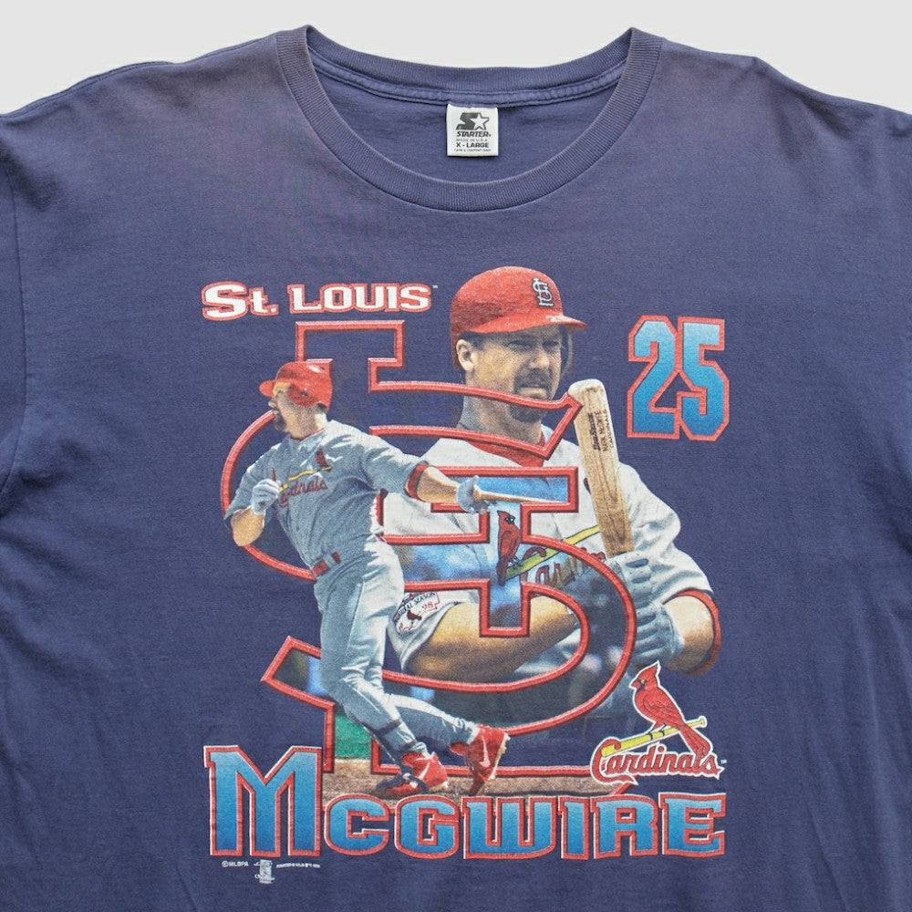 St. Louis Cardinals Starter 1996 T-Shirt - Navy - 2XL by Fanatics Real Vintage T-shirts
