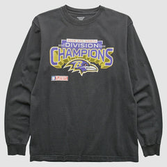 Baltimore Ravens Reebok 2006 T-Shirt Black Vintage