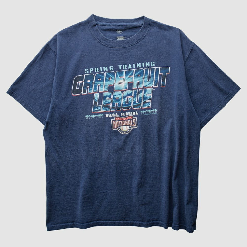 Washington Nationals 2000s T-Shirt - Navy - M by Fanatics Real Vintage T-shirts