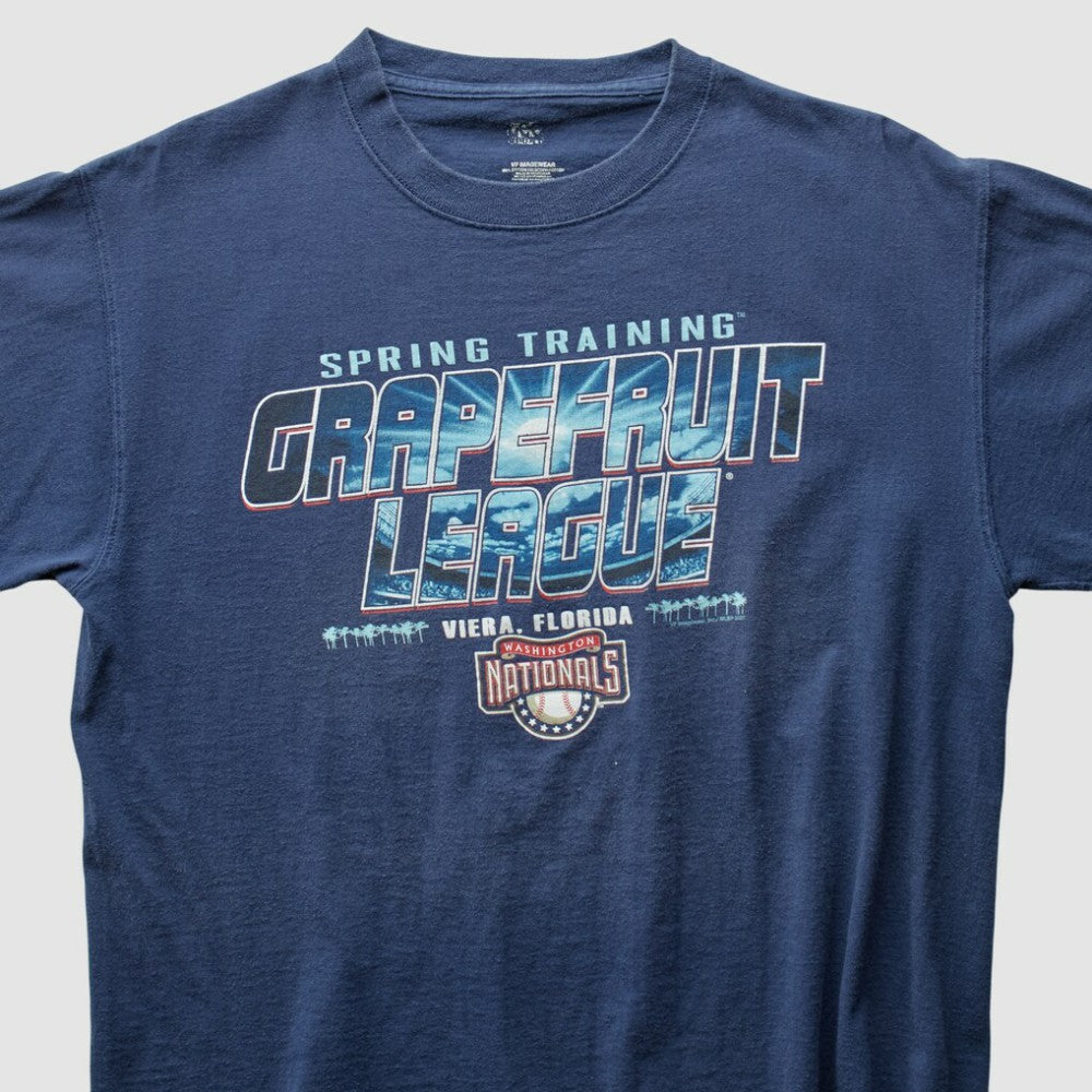 Washington Nationals 2000s T-Shirt - Navy - M by Fanatics Real Vintage T-shirts