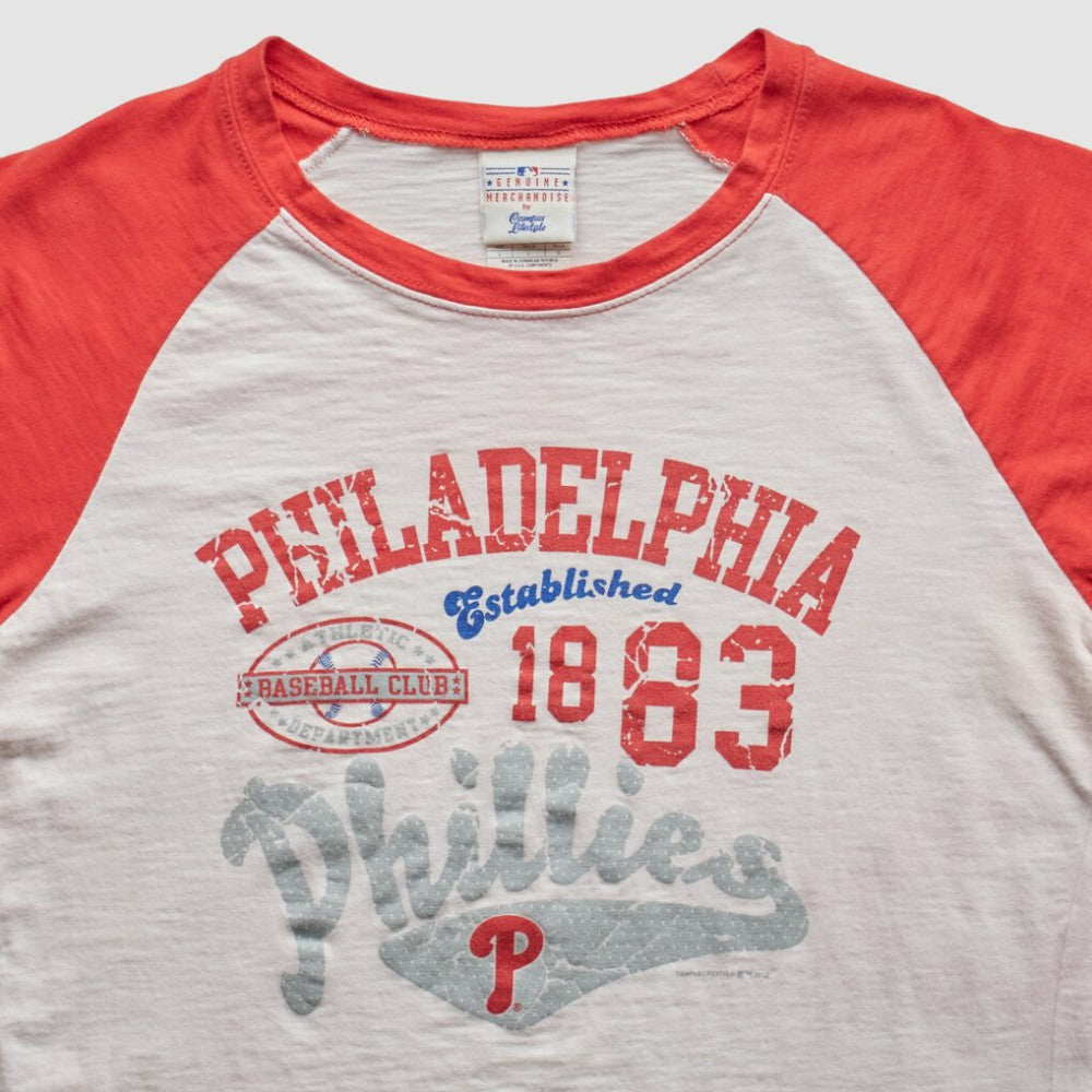 Philadelphia Phillies 2012 T-Shirt - White - XS by Fanatics Real Vintage T-shirts