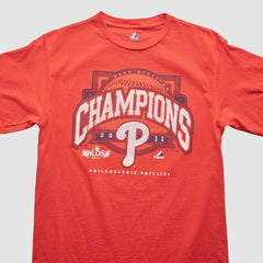 Philadelphia Phillies Majestic 2011 T-Shirt - Red - M by Fanatics Real Vintage T-shirts
