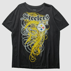 Pittsburgh Steelers Reebok 2000s T-Shirt Black Vintage