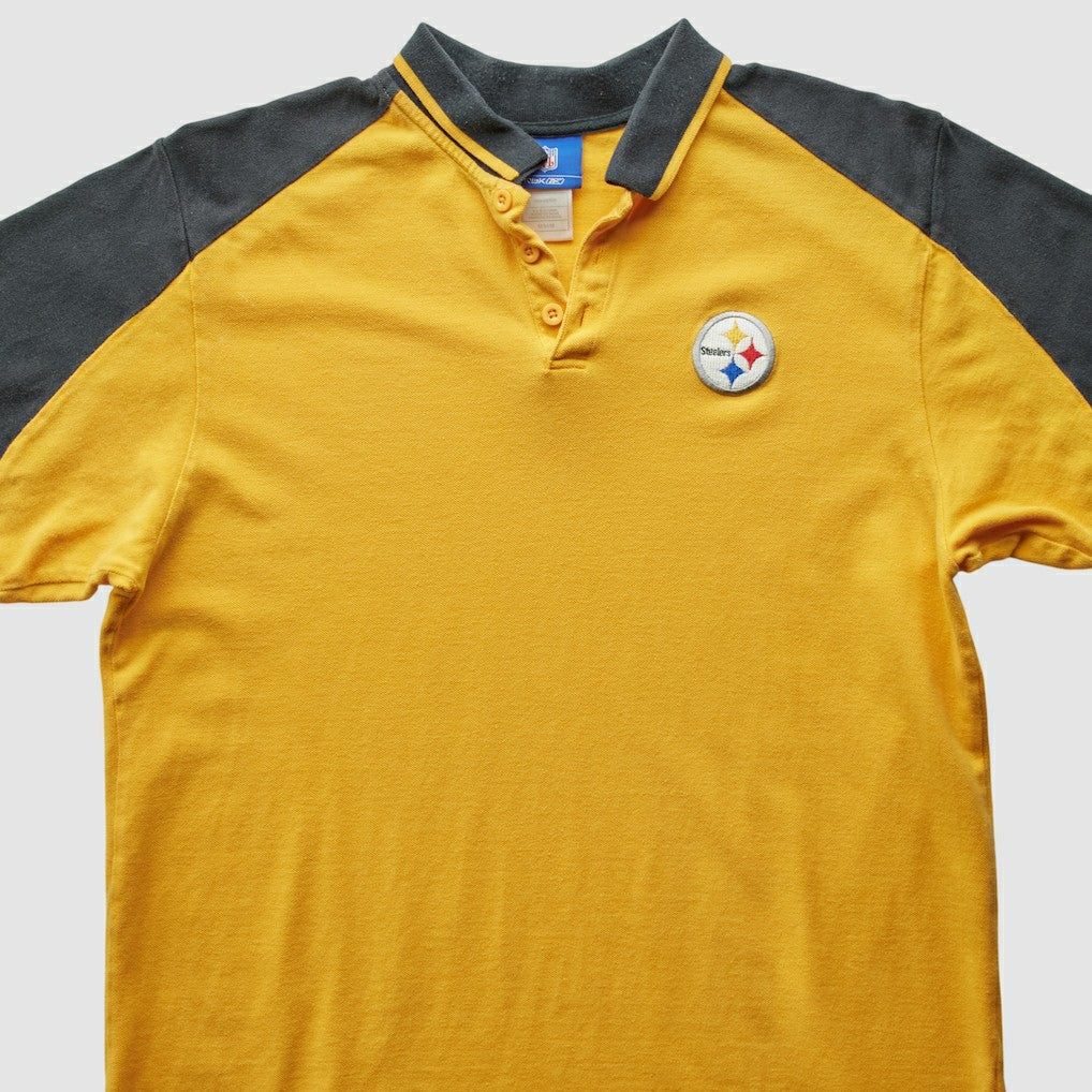 Pittsburgh Steelers Reebok 2000s T-Shirt Yellow Vintage