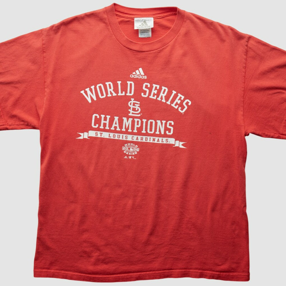 St. Louis Cardinals Adidas 2006 T-Shirt - Red - M by Fanatics Real Vintage T-shirts