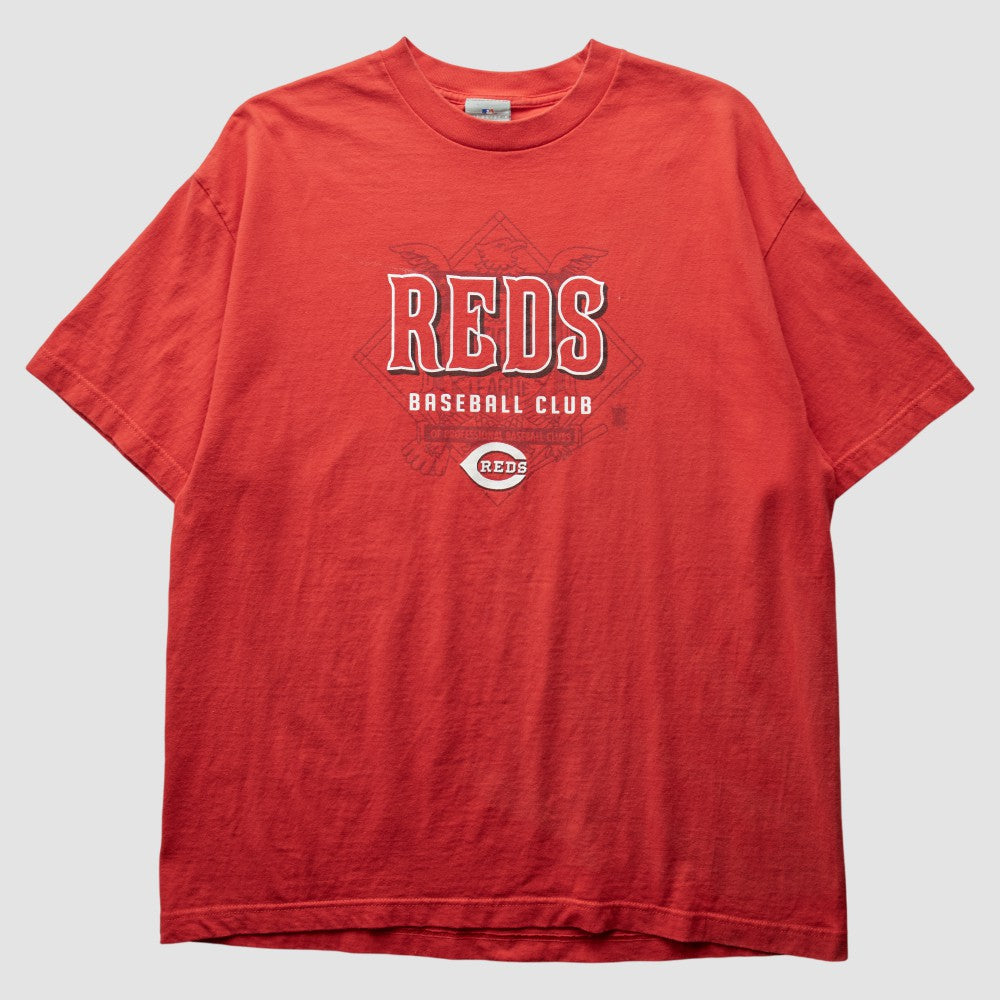 Cincinnati Reds Genuine Merchandise 2000s T-Shirt - Red - L by Fanatics Real Vintage T-shirts