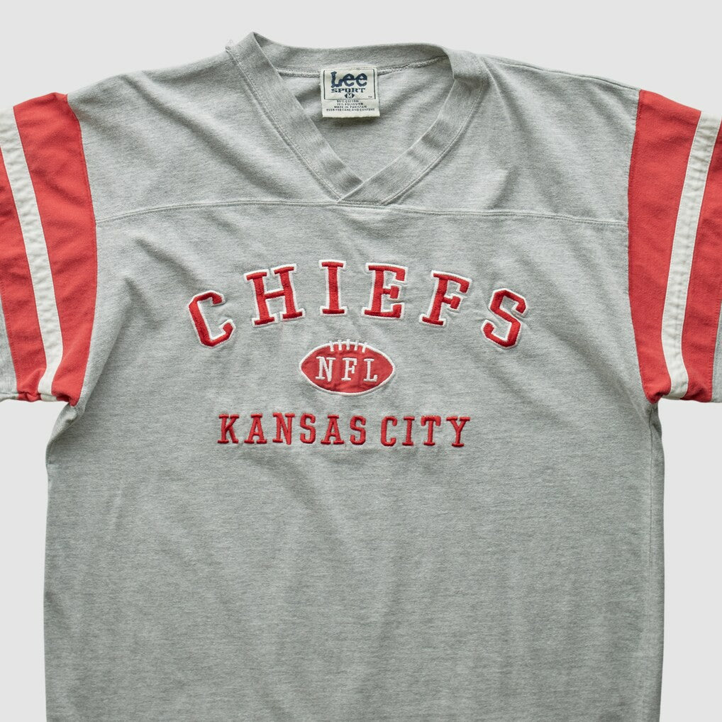 Kansas City Chiefs Lee Apparel 2000s T-Shirt Gray Vintage