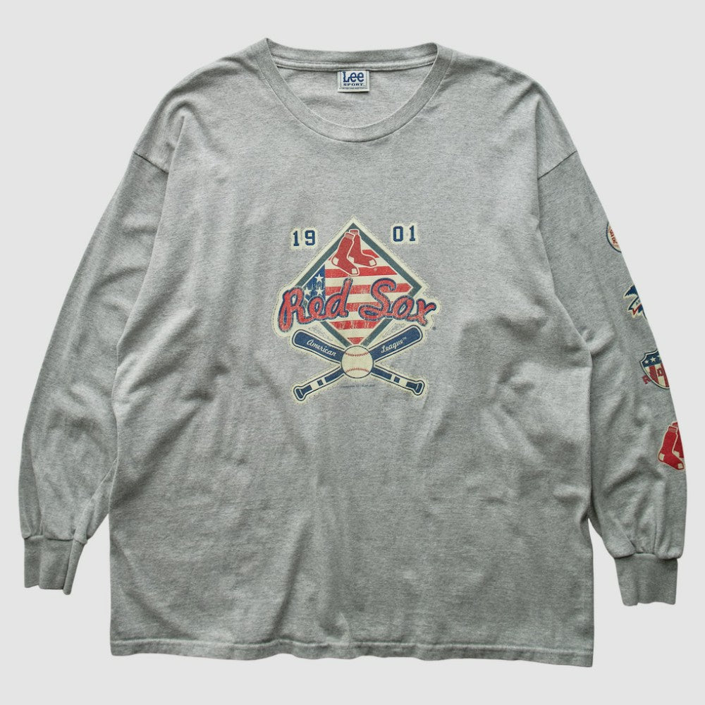 Boston Red Sox Lee Apparel 2004 Long Sleeve T-Shirt - Gray - 2XL by Fanatics Real Vintage T-shirts