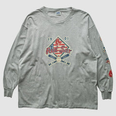 Boston Red Sox Lee Apparel 2004 Long Sleeve T-Shirt - Gray - 2XL by Fanatics Real Vintage T-shirts