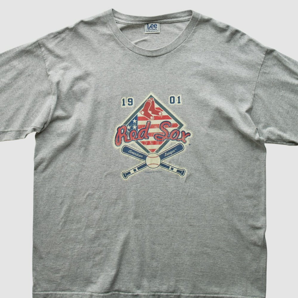 Boston Red Sox Lee Apparel 2004 Long Sleeve T-Shirt - Gray - 2XL by Fanatics Real Vintage T-shirts