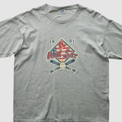 Boston Red Sox Lee Apparel 2004 Long Sleeve T-Shirt - Gray - 2XL by Fanatics Real Vintage T-shirts