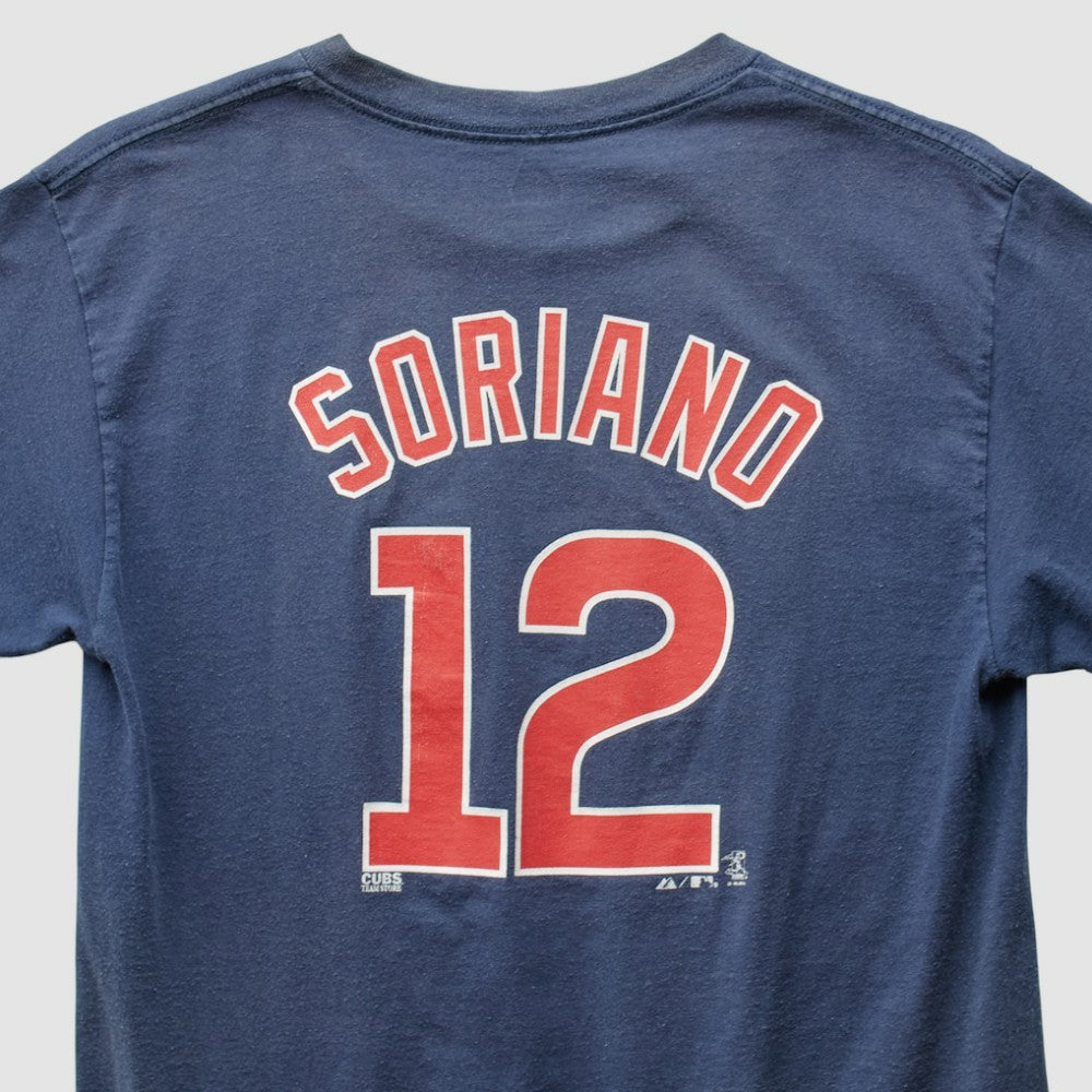 Chicago Cubs Majestic 2009 T-Shirt - Navy - S by Fanatics Real Vintage T-shirts