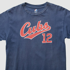 Chicago Cubs Majestic 2009 T-Shirt - Navy - S by Fanatics Real Vintage T-shirts
