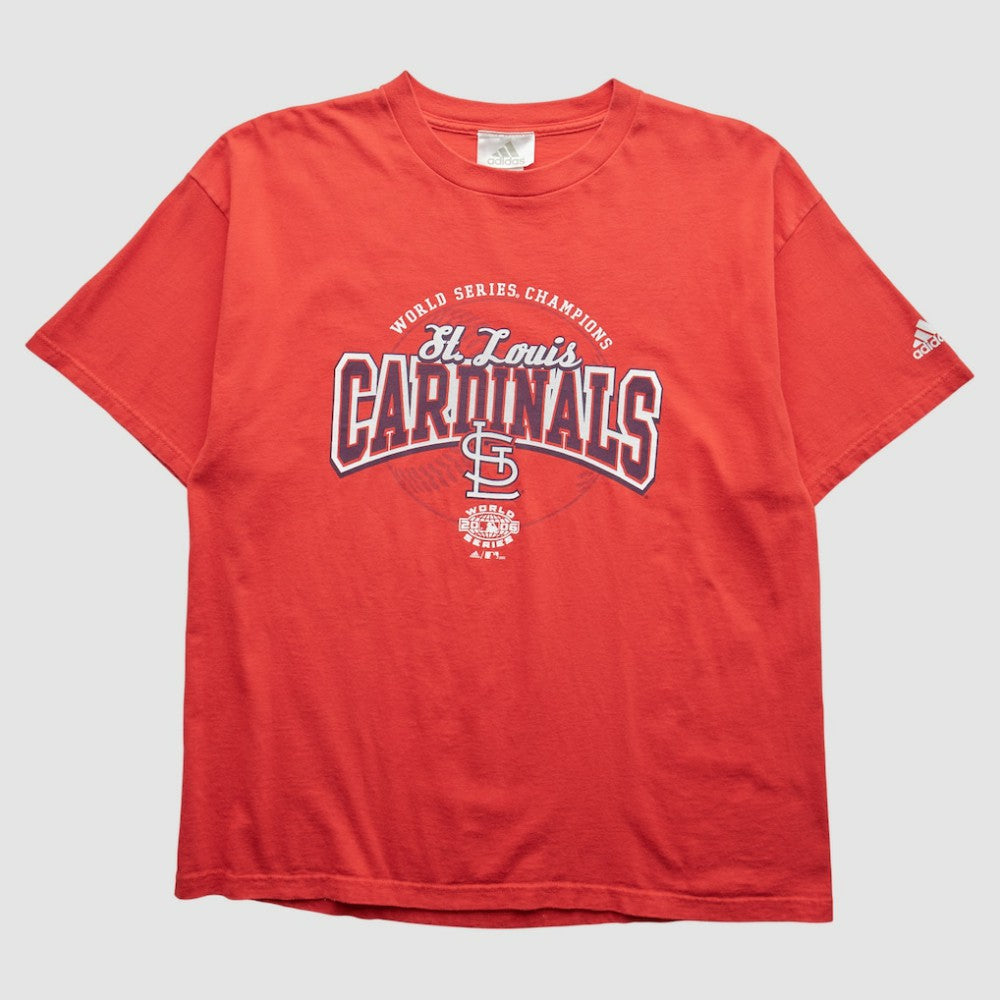 St. Louis Cardinals Adidas 2006 T-Shirt - Red - M by Fanatics Real Vintage T-shirts