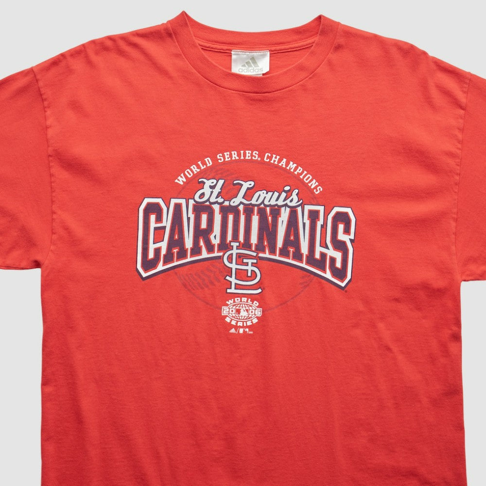 St. Louis Cardinals Adidas 2006 T-Shirt - Red - M by Fanatics Real Vintage T-shirts