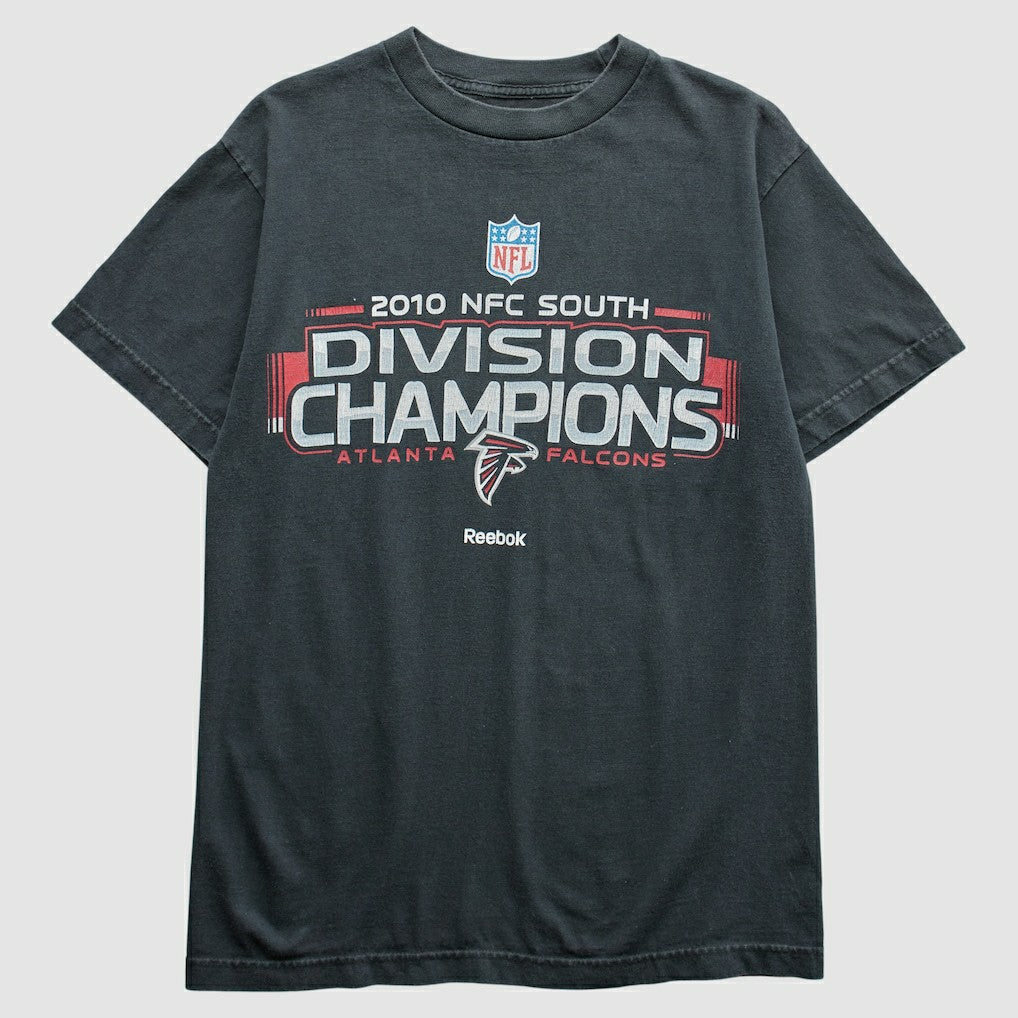 Atlanta Falcons Reebok 2010 T-Shirt Black Vintage