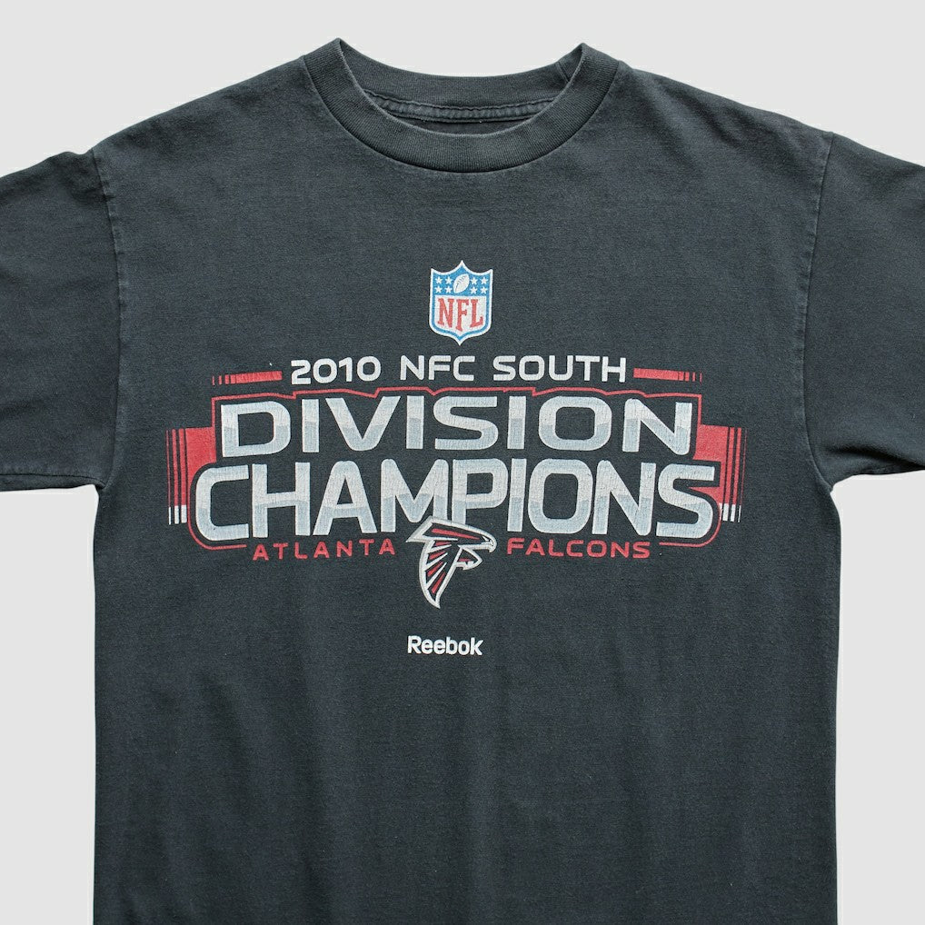 Atlanta Falcons Reebok 2010 T-Shirt Black Vintage