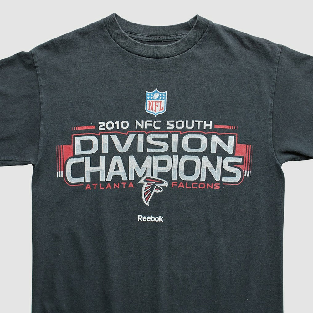 Atlanta Falcons Reebok 2010 T-Shirt Black Vintage