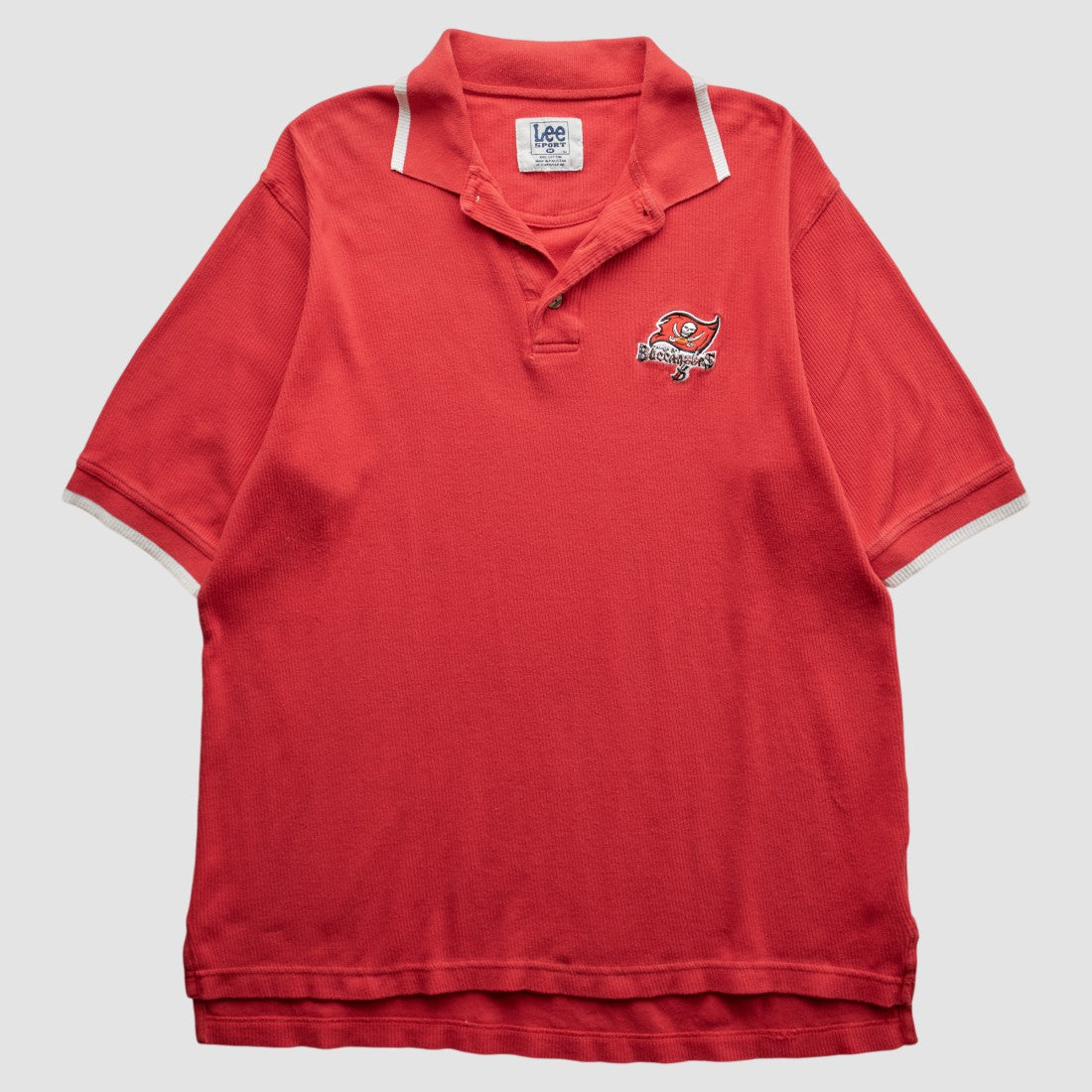 Tampa Bay Buccaneers Lee Apparel 90s Polo Red Vintage