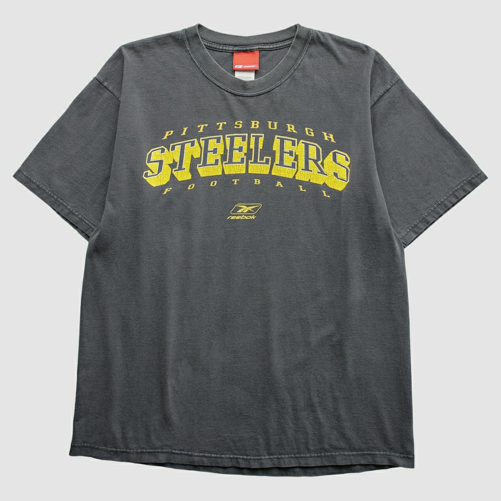 Pittsburgh Steelers Reebok 2000s T-Shirt Gray Vintage
