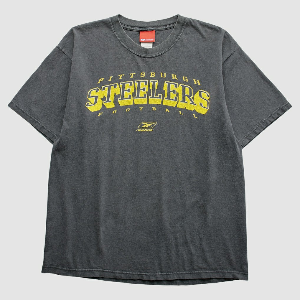Pittsburgh Steelers Reebok 2000s T-Shirt Gray Vintage