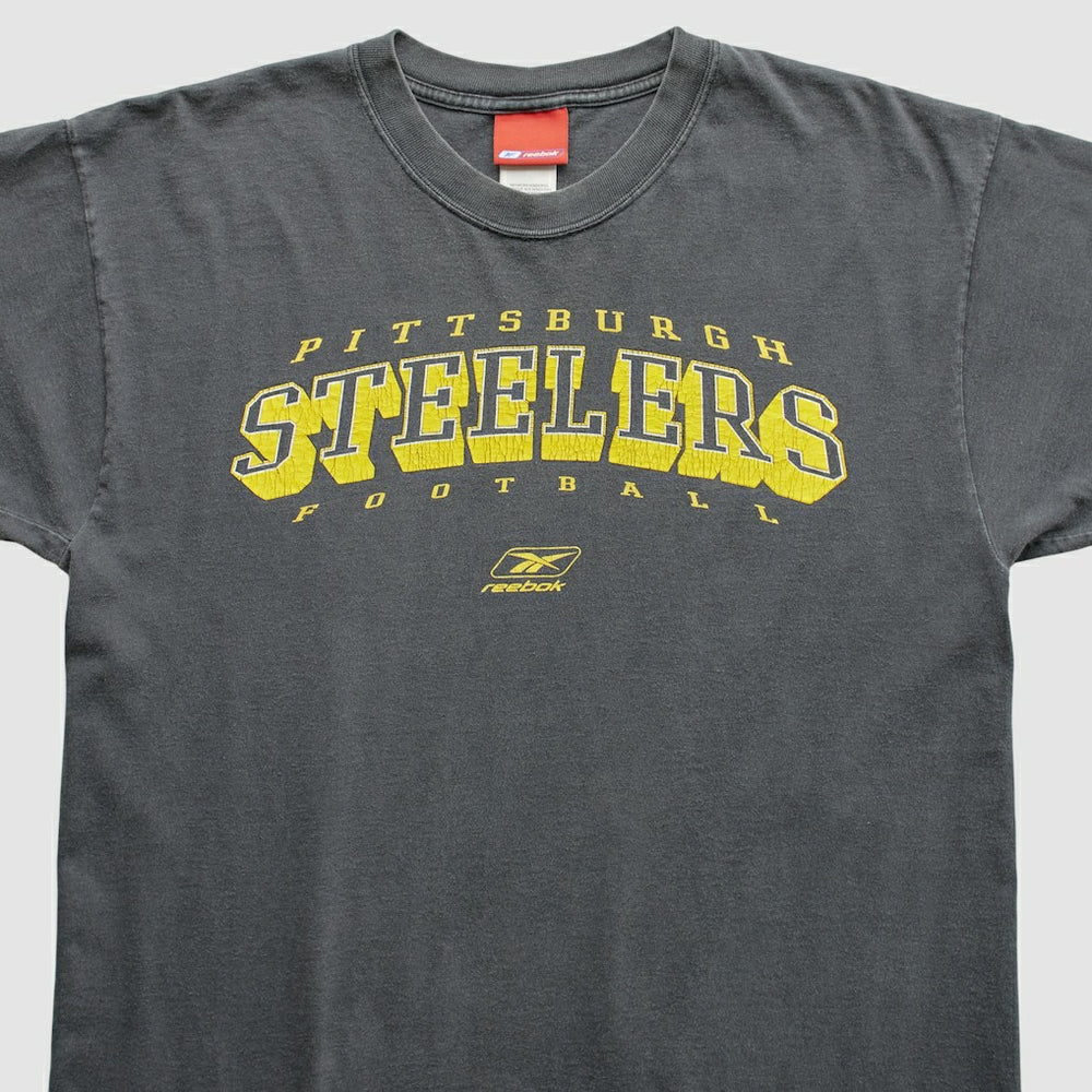 Pittsburgh Steelers Reebok 2000s T-Shirt Gray Vintage