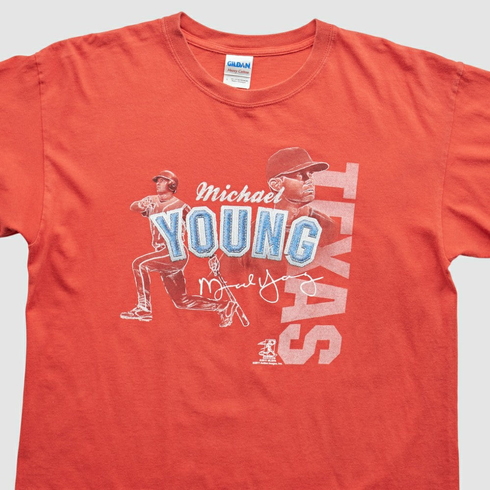 Texas Rangers 2011 T-Shirt - Orange - M by Fanatics Real Vintage T-shirts