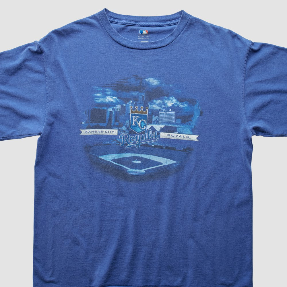 Kansas City Royals 2000s T-Shirt - Blue - L by Fanatics Real Vintage T-shirts