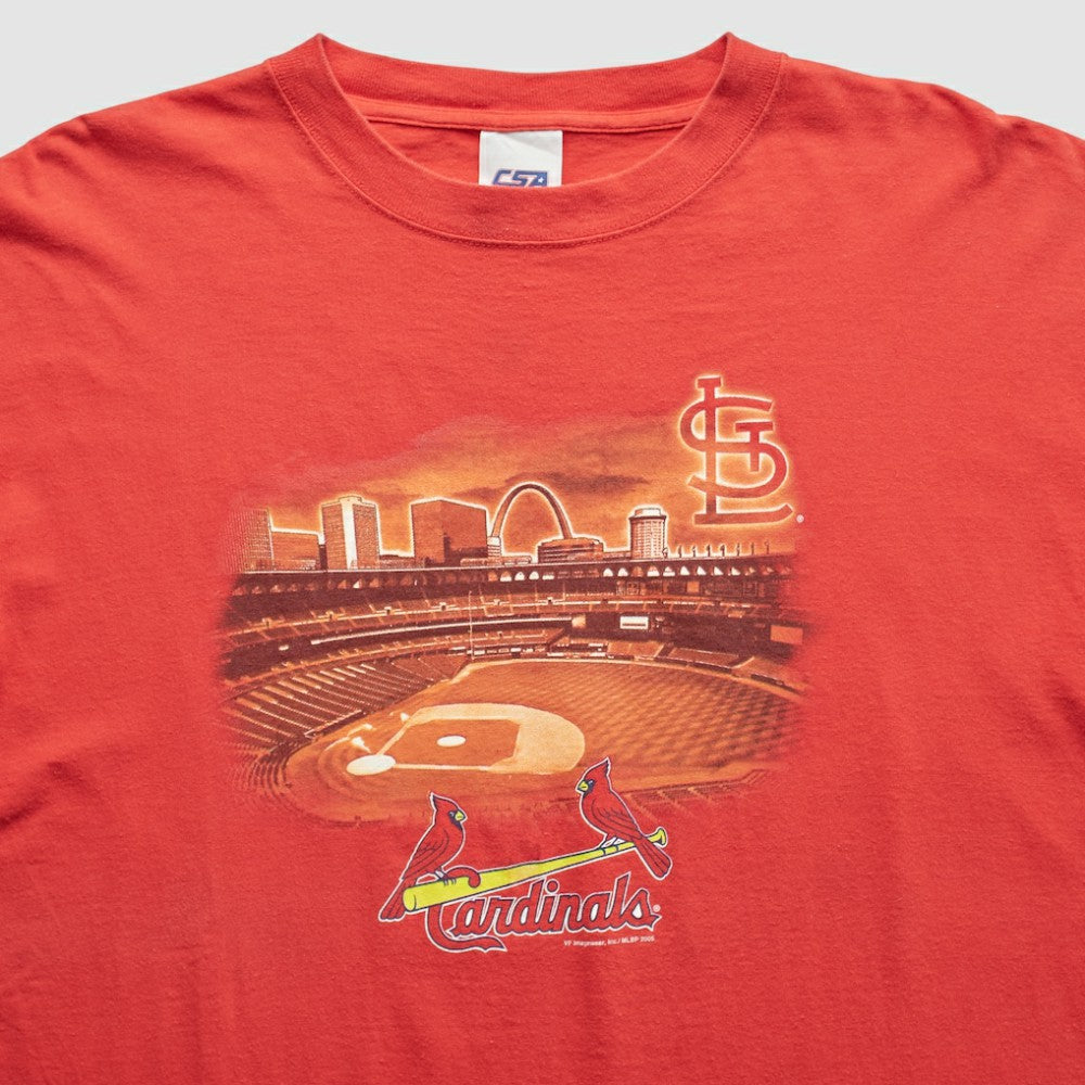 St. Louis Cardinals CSA 2005 T-Shirt - Red - XL by Fanatics Real Vintage T-shirts