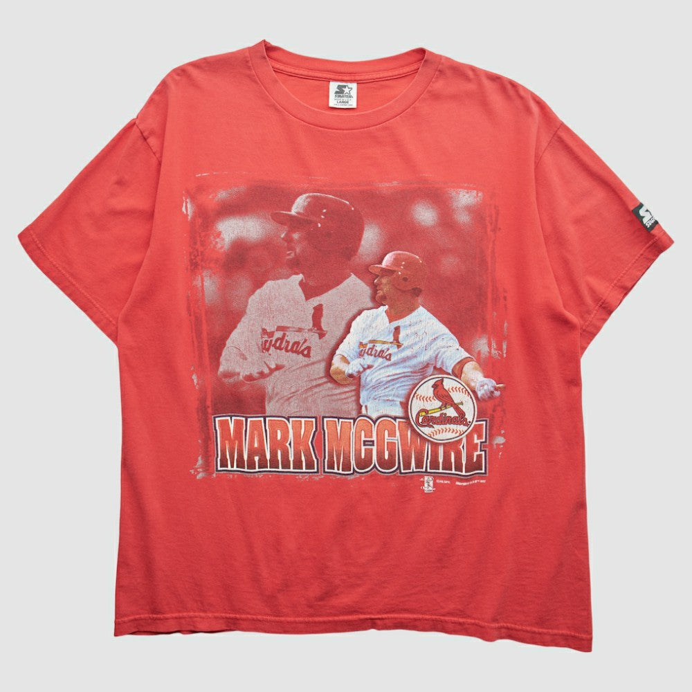 St. Louis Cardinals Starter 1997 T-Shirt - Red - L by Fanatics Real Vintage T-shirts