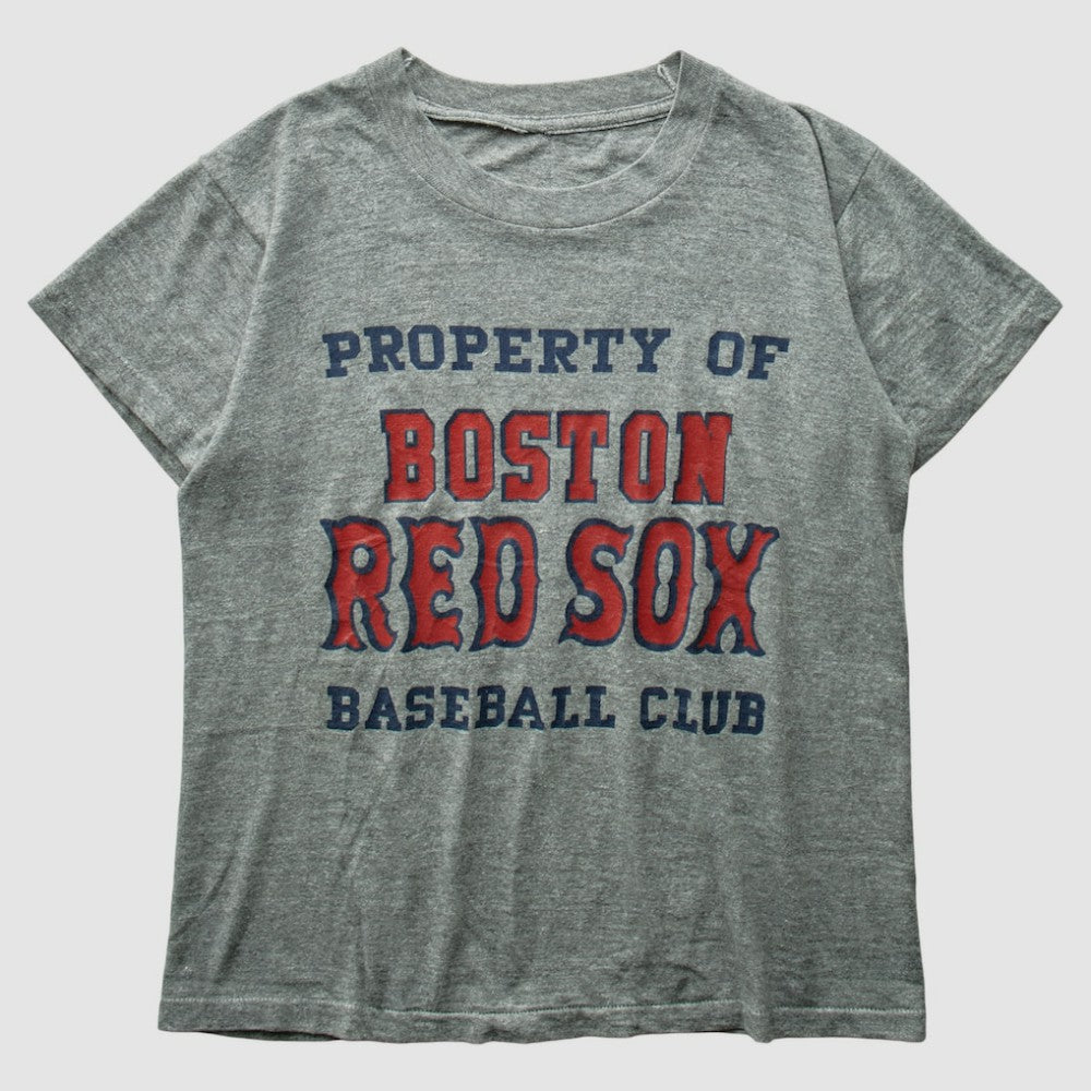 Boston Red Sox 80s T-Shirt - Heather Gray - XXS by Fanatics Real Vintage T-shirts